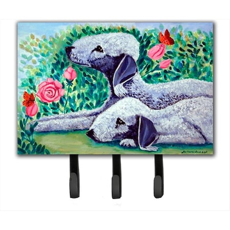 Carolines Treasures Bedlington Terrier Leash Holder or Key Hook 7512TH68